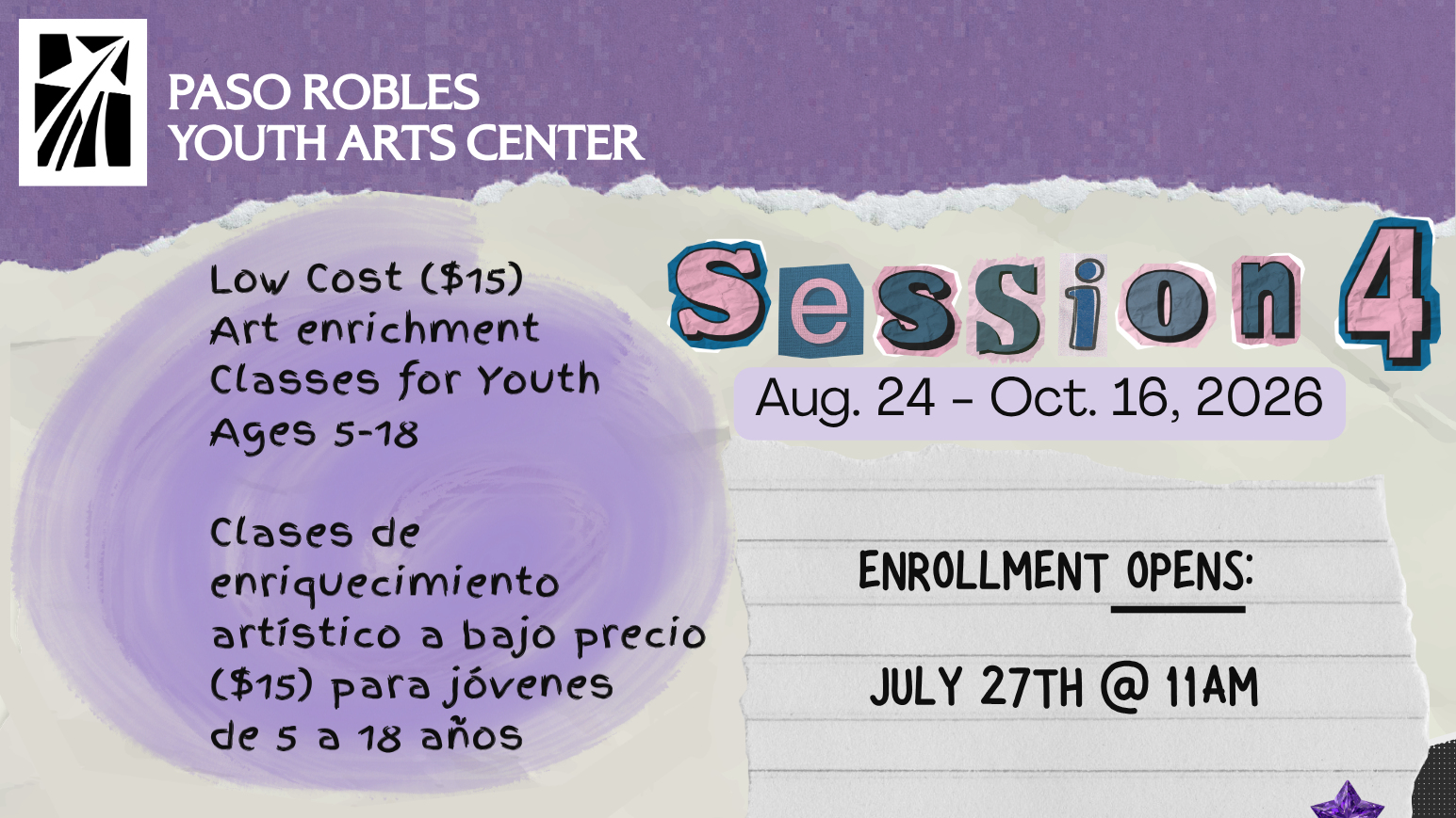 Session 4 Enrollment Opens July 27!